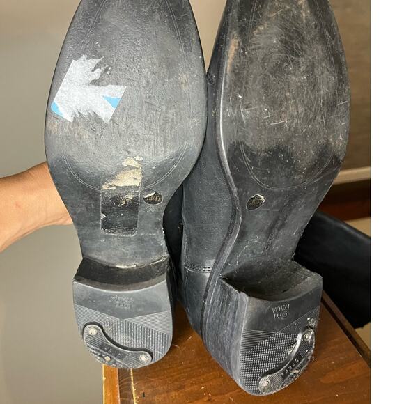 BCBG Judie Black Leather Riding Boot Size 7 - Picture 6 of 10